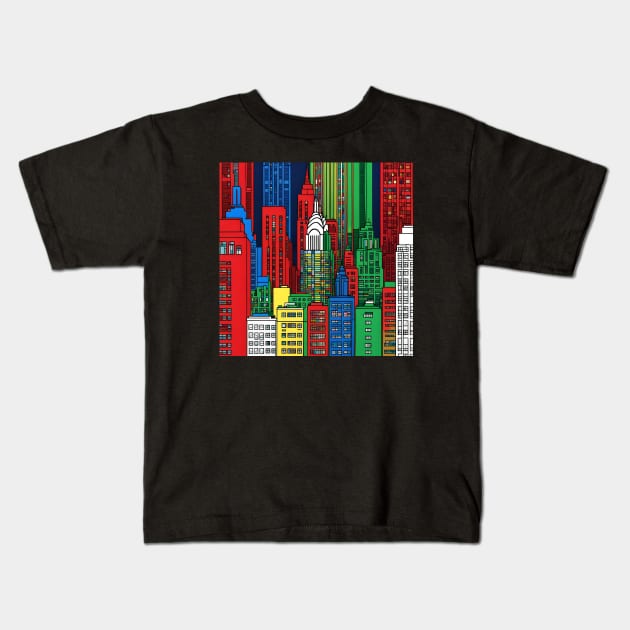 The Vertical City Kids T-Shirt by Lyvershop